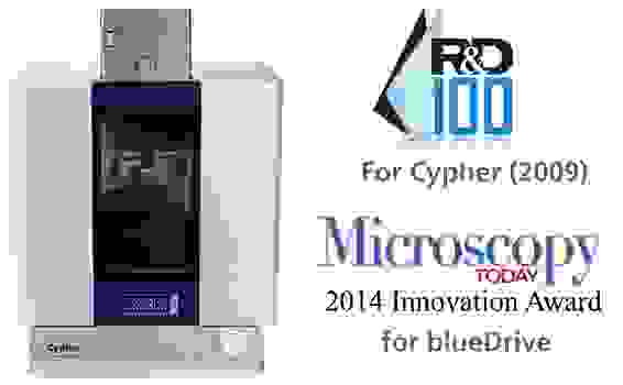 The Asylum Research Cypher AFM and blueDrive have won R&D 100 and Microscopy Today awards for innovation