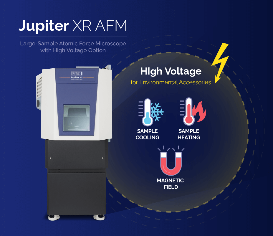 Jupiter XR AFMに対応した環境制御と高電圧オプション